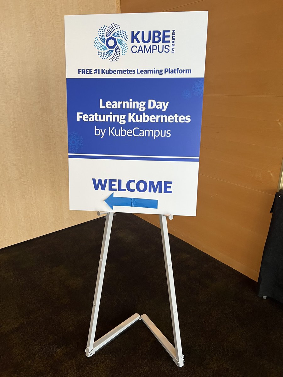 onkarbhat's tweet photo. We are kicking off the collocated #kubecon event “Learning day by @kastenhq “ at the Hilton Amsterdam !! https://t.co/6AOyBAQu5J