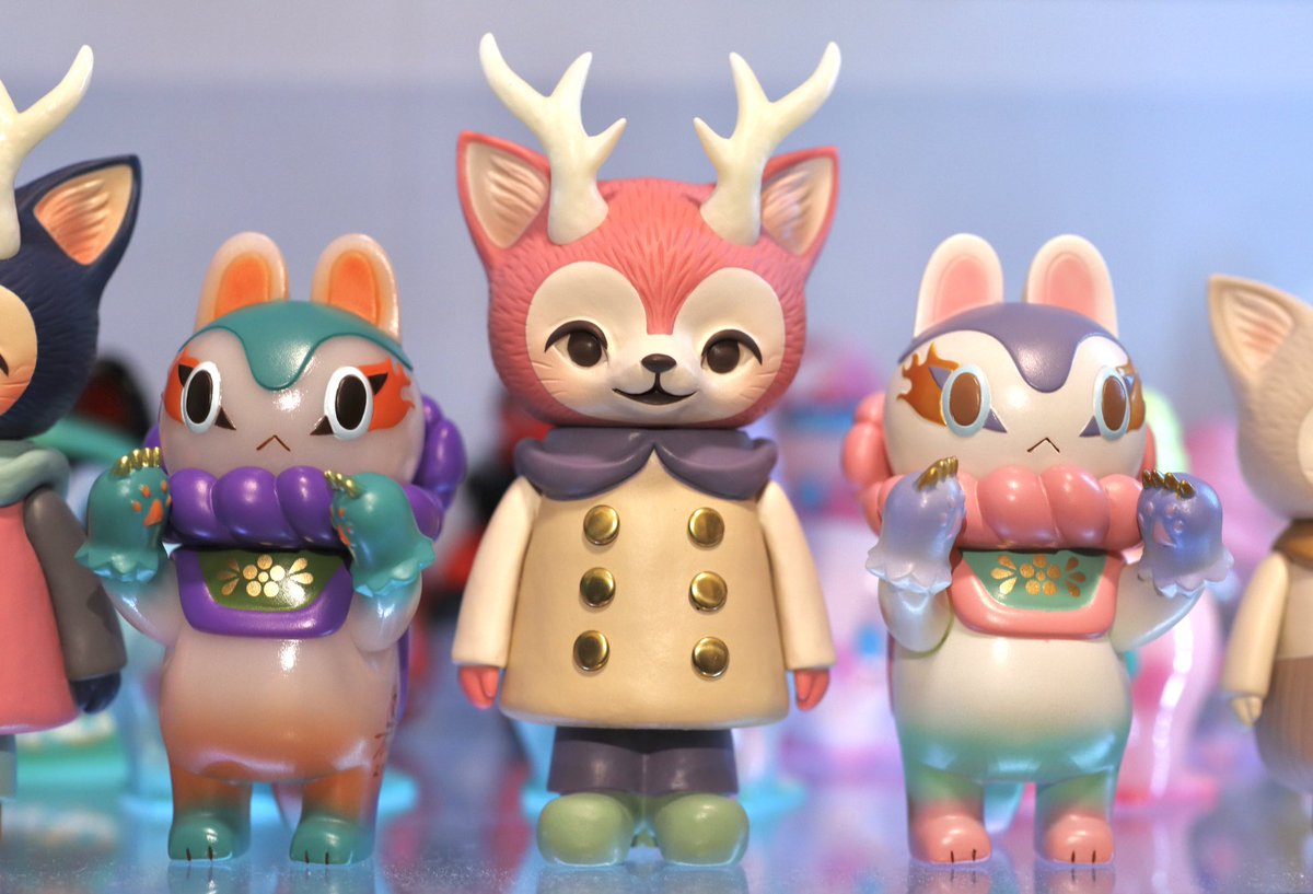 choririmaru's tweet photo. #retrotoyshop にてお迎えした3匹💖
5thのセットと1stのイヌちゃん!
サインもいただいて更に特別な子になりました☺️💕応募したカスタムも当たったのでお迎え楽しみです!!
#イヌハリゴン
#つのねこ https://t.co/EWm8BbwZsE
