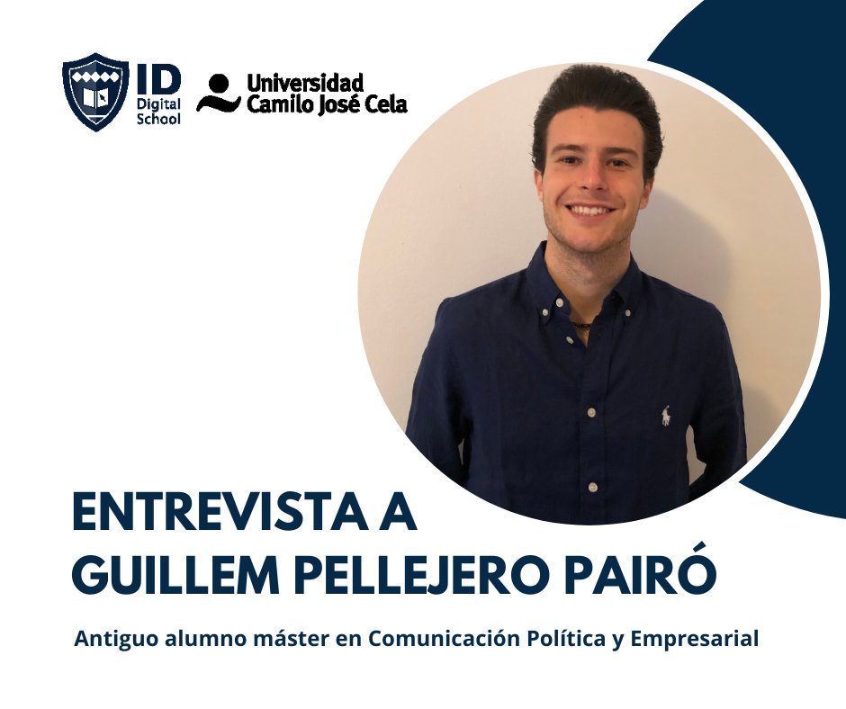 ¿Qué #opinan nuestros #alumnos?  A continuación, compartimos una #entrevista realizada a Guillem Pellejero Pairó, antiguo alumno de nuestro máster en Comunicación Política y Empresarial de la promoción 2021-2022: lnkd.in/dxrAWRrn...  ¡Que la disfruten!