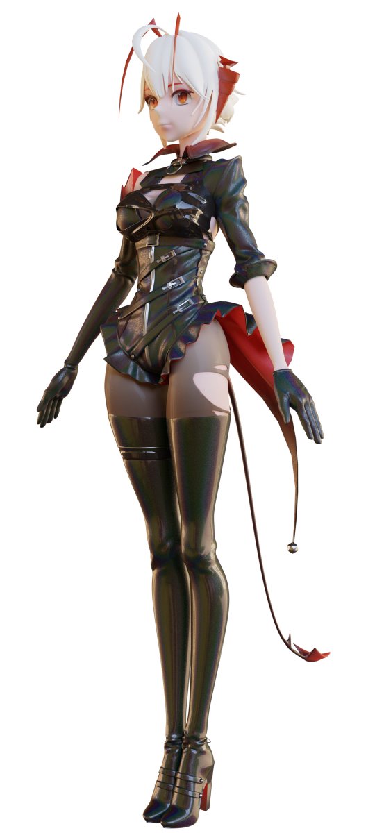 wfchc's tweet photo. wip #明日方舟 #b3d #3dcg #3dart #blender https://t.co/tSVhhFRTe1
