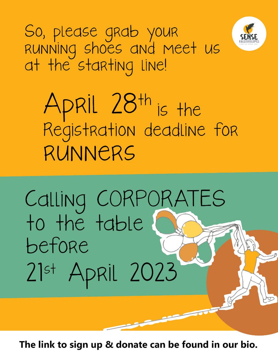 AyathiTrust's tweet photo. Ready Set Run for AUTISM AWARENESS

Join Sense Kaleidoscopes for the TCS World 10K Bengaluru 21 May 2023 
and help raise money for a great cause. 

https://t.co/7ractxcHCR

https://t.co/U6A7vo1mmb 
3/3 https://t.co/7I4PHf0XOr