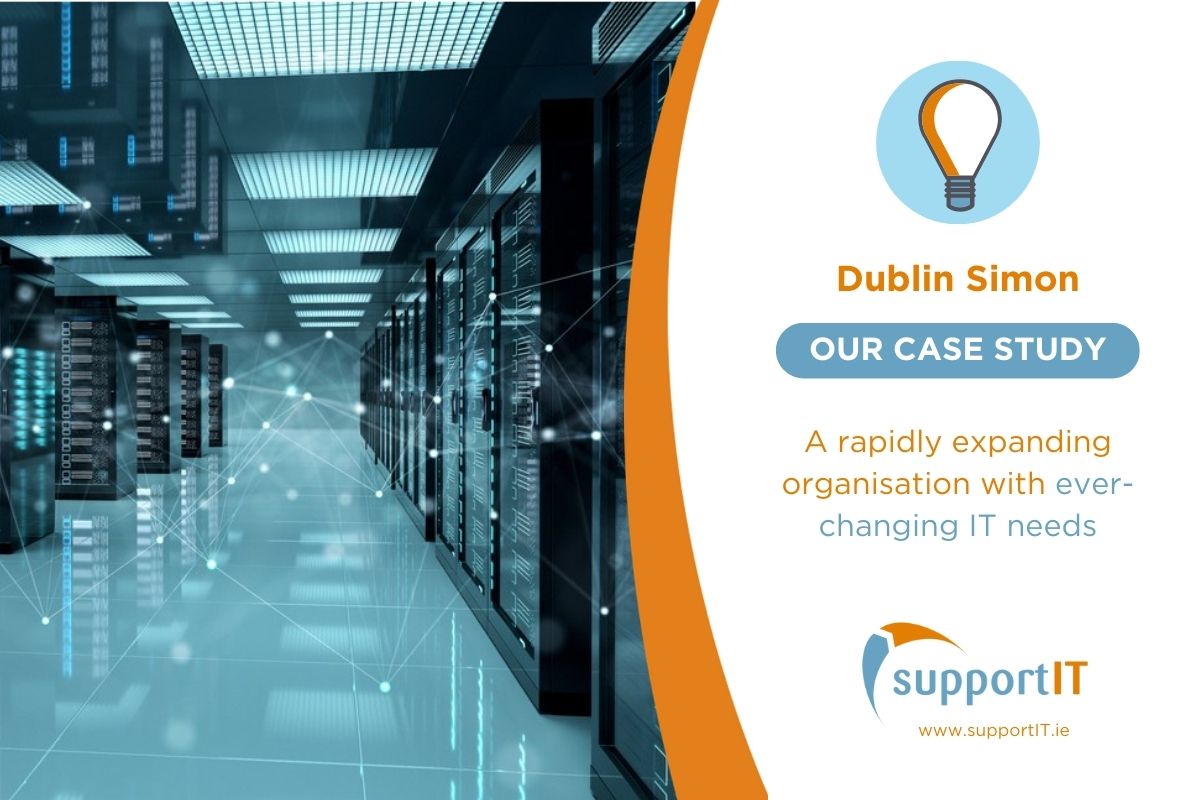 supportITIre's tweet image. Dublin Simon&apos;s support contract is designed to provide the organisation with a reliable, responsive service; with unlimited onsite support for all users in all locations with guaranteed response times.

To read the full case study, please click here: hubs.ly/Q01LS50Z0