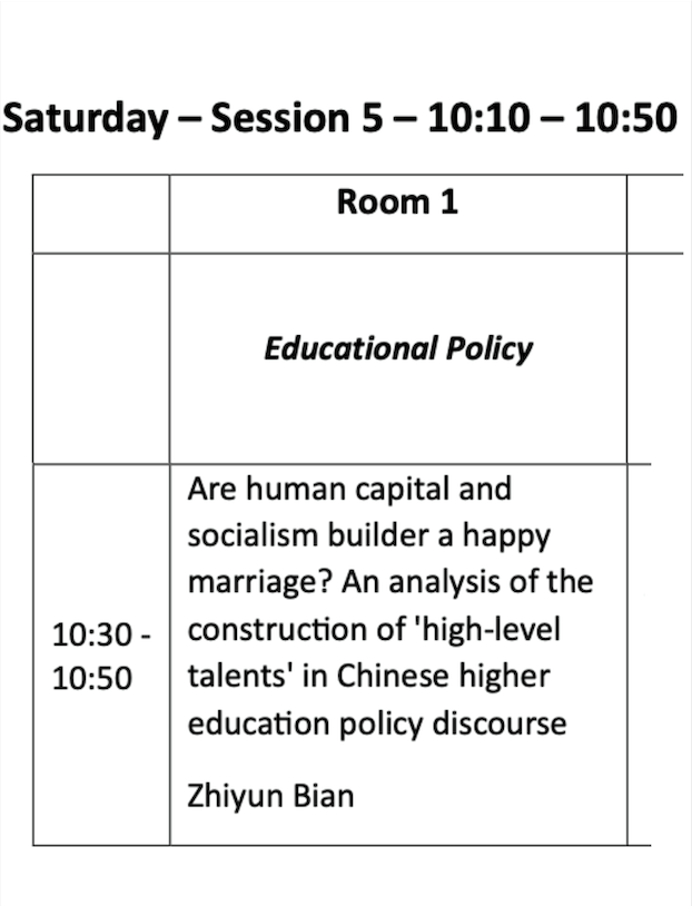 Zhiyun (Lisa) BIAN (@zhiyunbian) on Twitter photo Looking forward to presenting my research at <a href="/WarwickESConf/">Warwick Education Studies Research Conference 2025</a> on 22nd April: An analysis of the construction of 'high-level talents' in China's Double First-Class Project policy discourses.<a href="/DUSofE/">School of Education at Durham University</a> <a href="/DtpNine/">NINE DTP</a> <a href="/Warwick_Edu/">Warwick Education Studies</a> <a href="/XinFan_research/">Xin Fan</a>
Registration: warwick.ac.uk/fac/soc/ces/ne… Looking forward to presenting my research at <a href="/WarwickESConf/">Warwick Education Studies Research Conference 2025</a> on 22nd April: An analysis of the construction of 'high-level talents' in China's Double First-Class Project policy discourses.<a href="/DUSofE/">School of Education at Durham University</a> <a href="/DtpNine/">NINE DTP</a> <a href="/Warwick_Edu/">Warwick Education Studies</a> <a href="/XinFan_research/">Xin Fan</a>
Registration: warwick.ac.uk/fac/soc/ces/ne…