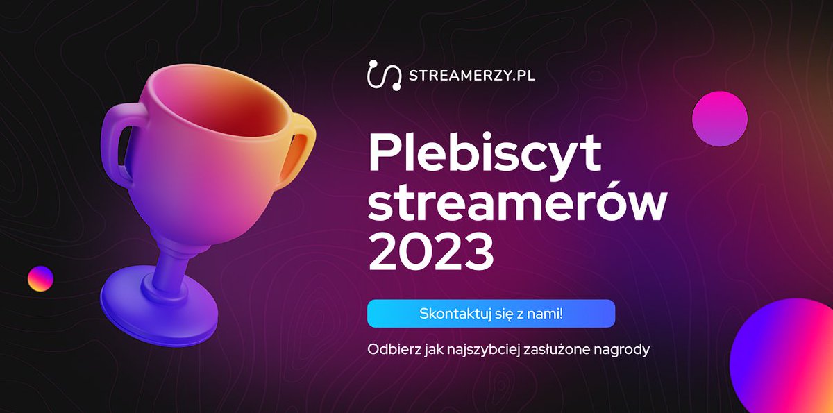 Uwaga zwycięzcy plebiscytu Streamerzy.pl
<a href="/young_multi/">Young Multi</a>  
<a href="/Kasix909/">Kasix</a>   
<a href="/MaciejZony/">ZONY</a>   
<a href="/BanduraCartel/">BanduraCartel</a>  
<a href="/adrian1g420/">adrian1g</a> 
<a href="/cios_snax/">Snax</a> 
Robicie świetną robotę na Twitchu i chcemy Was wyróżnić 🔥
Jeśli jeszcze nie odebraliście trofeum i specjalnej bluzy skontaktujcie się z nami📧