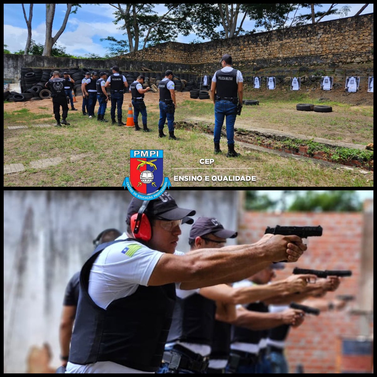 cep_pmpi's tweet photo. Instrução de tiro com os Alunos do Curso de Formação de Oficiais.
#CFO #AlunosOficiais #CEP #PMPI https://t.co/adLNJDnS3M