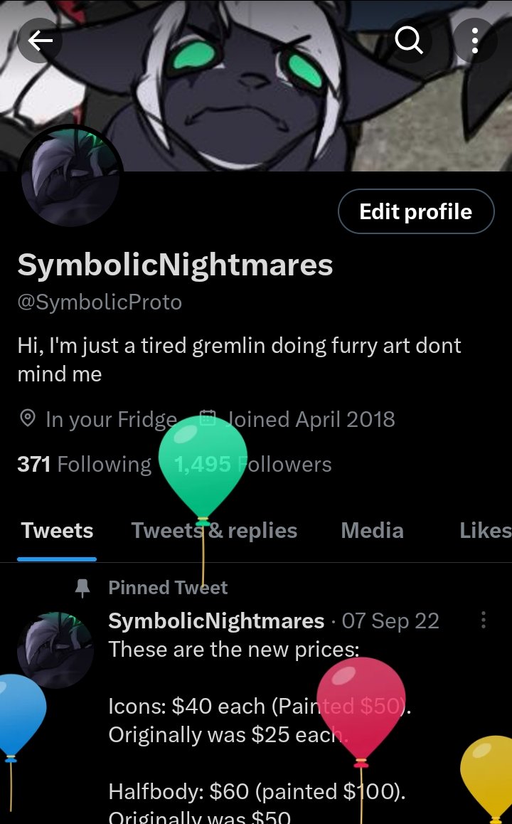 SymbolicProto's tweet image. Needs more green balloons but oh so pwetty :0c