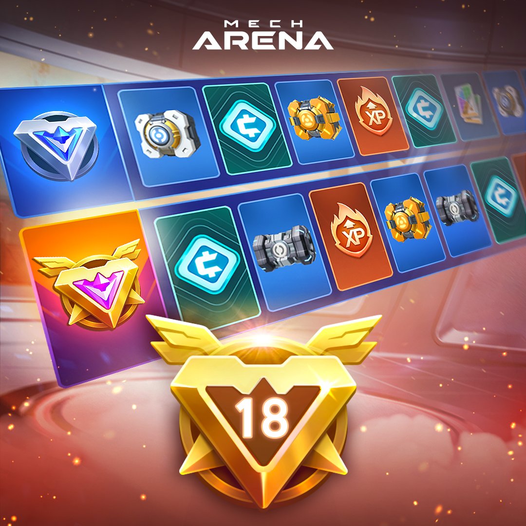 🕰️ 👊 Time to fight for the Legendary Shotgun Implant because Battle Pass Season 18 has finally arrived and starts today.

Polish your Weapons and get ready for some hot battles out there!

#MechArena