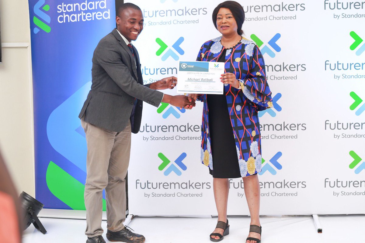 shillahshan's tweet photo. Some of the beneficiaries of @Challenges_UG Phase I, Phase II & Phase III were recognised with certificates handed to them by Dr Paulina Chiwangu, @unwomenafrica Representative in Uganda for their exceptional performance. #YouthToWorkUg #SCFutureMakers https://t.co/PcT2Gsm7Py