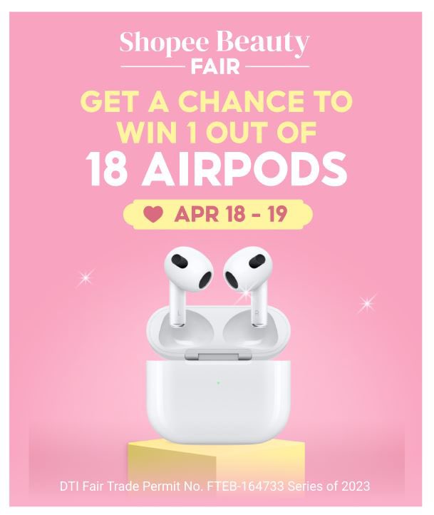 TEAMBLOOMPH's tweet photo. Check out on @MaybellinePHโs Shopee Store! Syempre dapat yung #FitMeFreshTint #SummerSunFilter and get a chance to win this AirPods!
MAYBELLINE ON SHOPEE BEAUTY
#BINI #MaybellineXBINI #ShopeeBeautyExclusive #BINI https://t.co/191tySMGwn