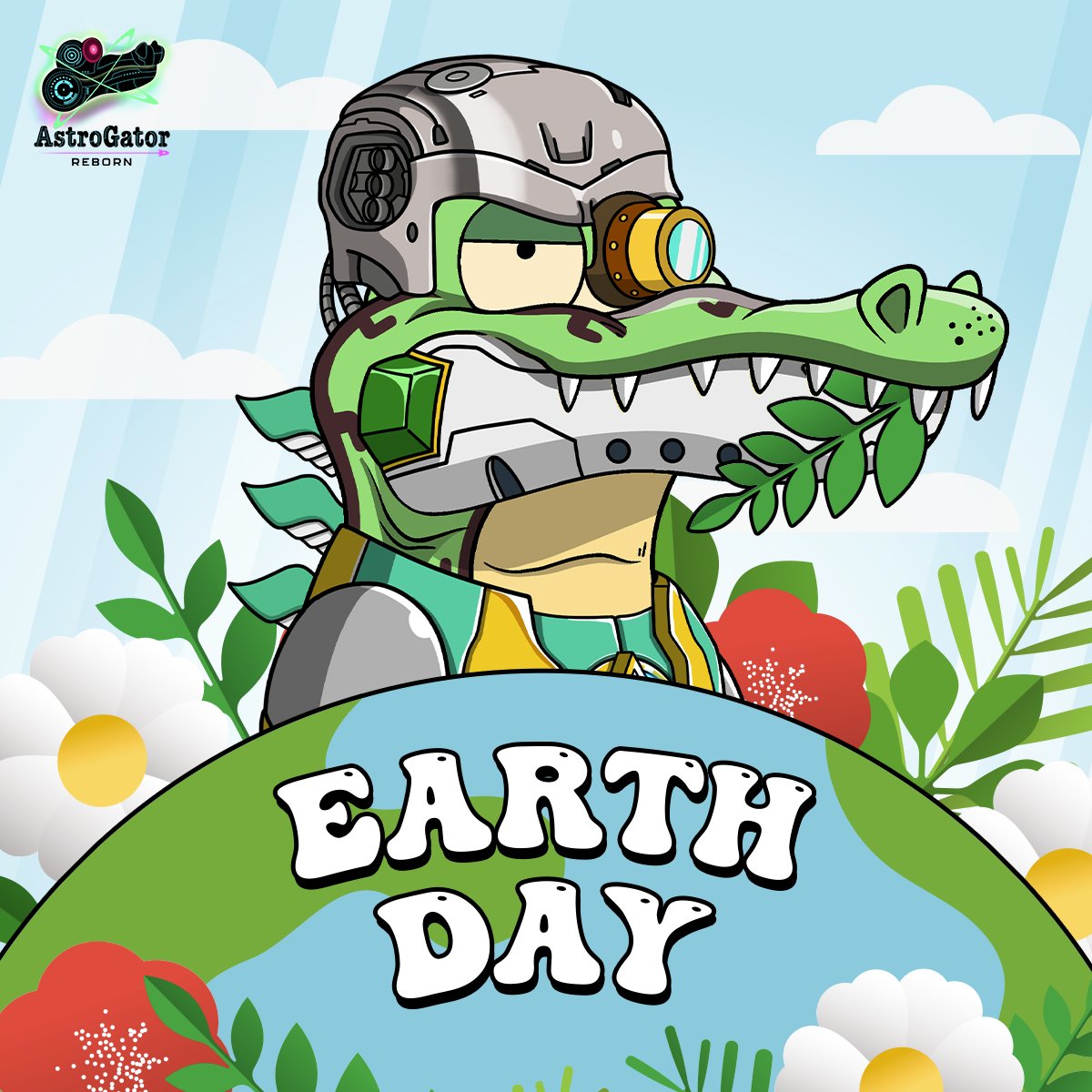 🌍《Earth Day》🌍 
Let's show our power for environmental protection!
  
🐊Mint 👉 bit.ly/3ttU86p  
🐊Discord 👉 bit.ly/3Qito2J   #AstroGator_REBORN #AstroGator #GameFi #NFT #NFTs #NFTcommunity #nftart