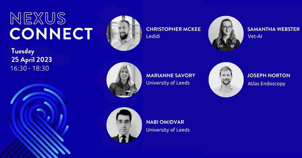 Nexus Leeds (@nexusunileeds) on Twitter photo Meet our speakers who'll be sharing collaboration opportunities.
Register now: bit.ly/3LF9NtW
<a href="/DrChristopherS1/">Dr Christopher S McKee</a>
<a href="/Ledidi_AS/">Ledidi</a>
<a href="/VetAI_RD/">Vet AI</a>
<a href="/UniversityLeeds/">University of Leeds</a>
@LeedsUniBSchool
<a href="/LeedsDigiFest/">Leeds Digital</a> Meet our speakers who'll be sharing collaboration opportunities.
Register now: bit.ly/3LF9NtW
<a href="/DrChristopherS1/">Dr Christopher S McKee</a>
<a href="/Ledidi_AS/">Ledidi</a>
<a href="/VetAI_RD/">Vet AI</a>
<a href="/UniversityLeeds/">University of Leeds</a>
@LeedsUniBSchool
<a href="/LeedsDigiFest/">Leeds Digital</a>