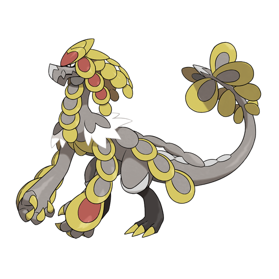 ポケモン「ポケモンに詳しくない方用こちらが本来のジャラランガです(・ω・)ノ 」|kajiのイラスト
