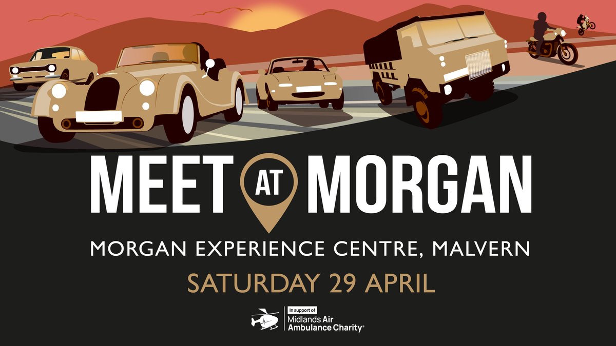 morganmotor's tweet photo. Join us at the Morgan Experience Centre for Meet at Morgan on Saturday 29th April ๐
Tickets: https://t.co/Lp6AksMMlq #MeetAtMorgan https://t.co/qwzccONDlC