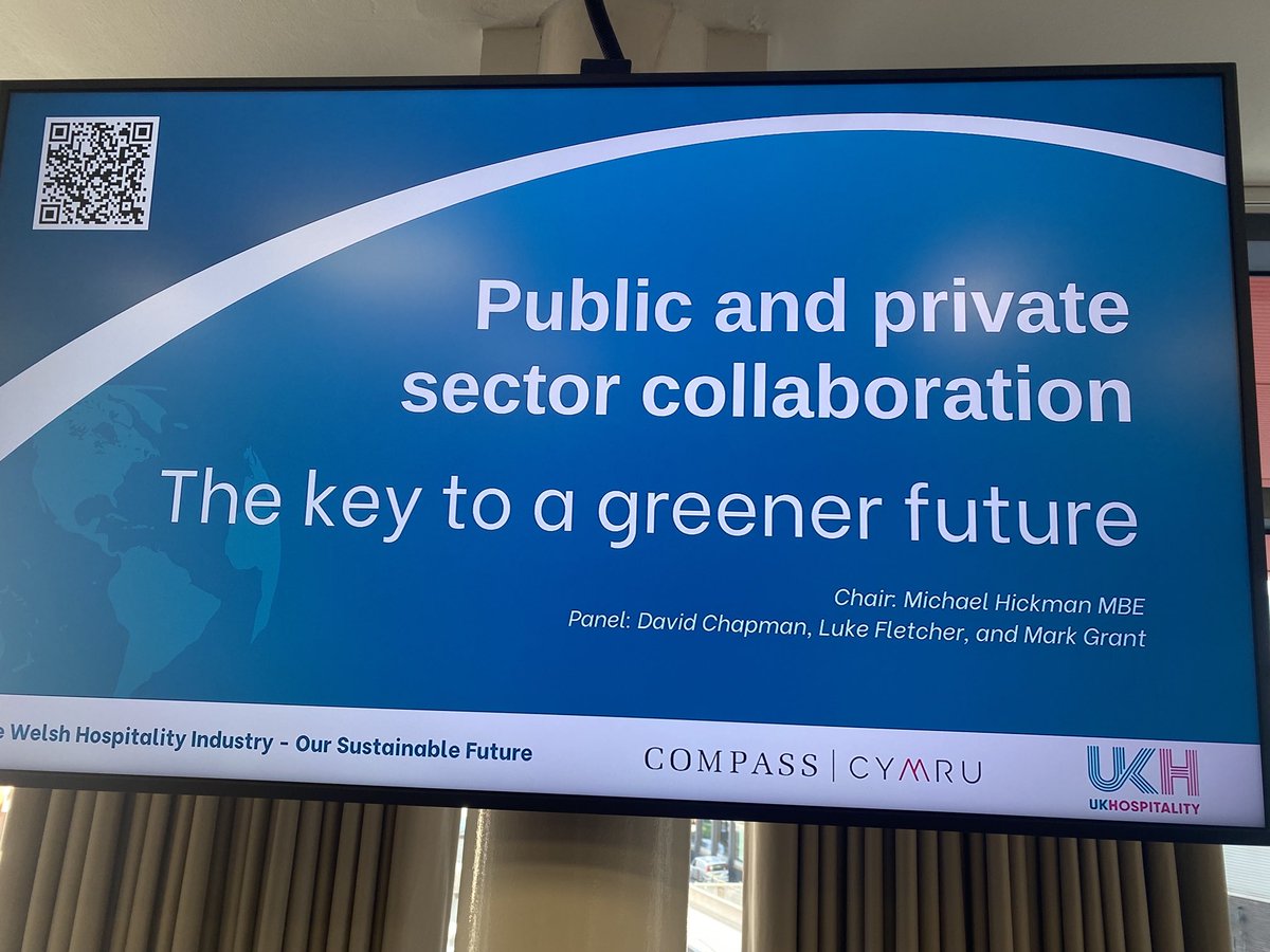 Delighted to represent ⁦<a href="/CAVC/">Cardiff and Vale College | Coleg Caerdydd a’r Fro</a>⁩ at The Welsh Hospitality Industry - Our Sustainability Future Conference. A fascinating exploration of the culture shift on sustainability, innovation and opportunities to create a more sustainable hospitality industry in the UK.
