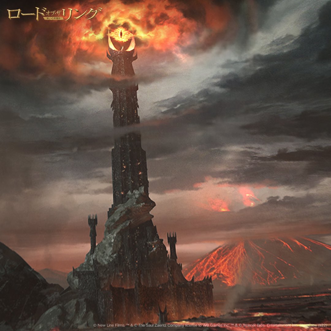 👀中つ国Wiki「サウロンの目」 蘇ったサウロンは大城砦「暗黒の塔」で