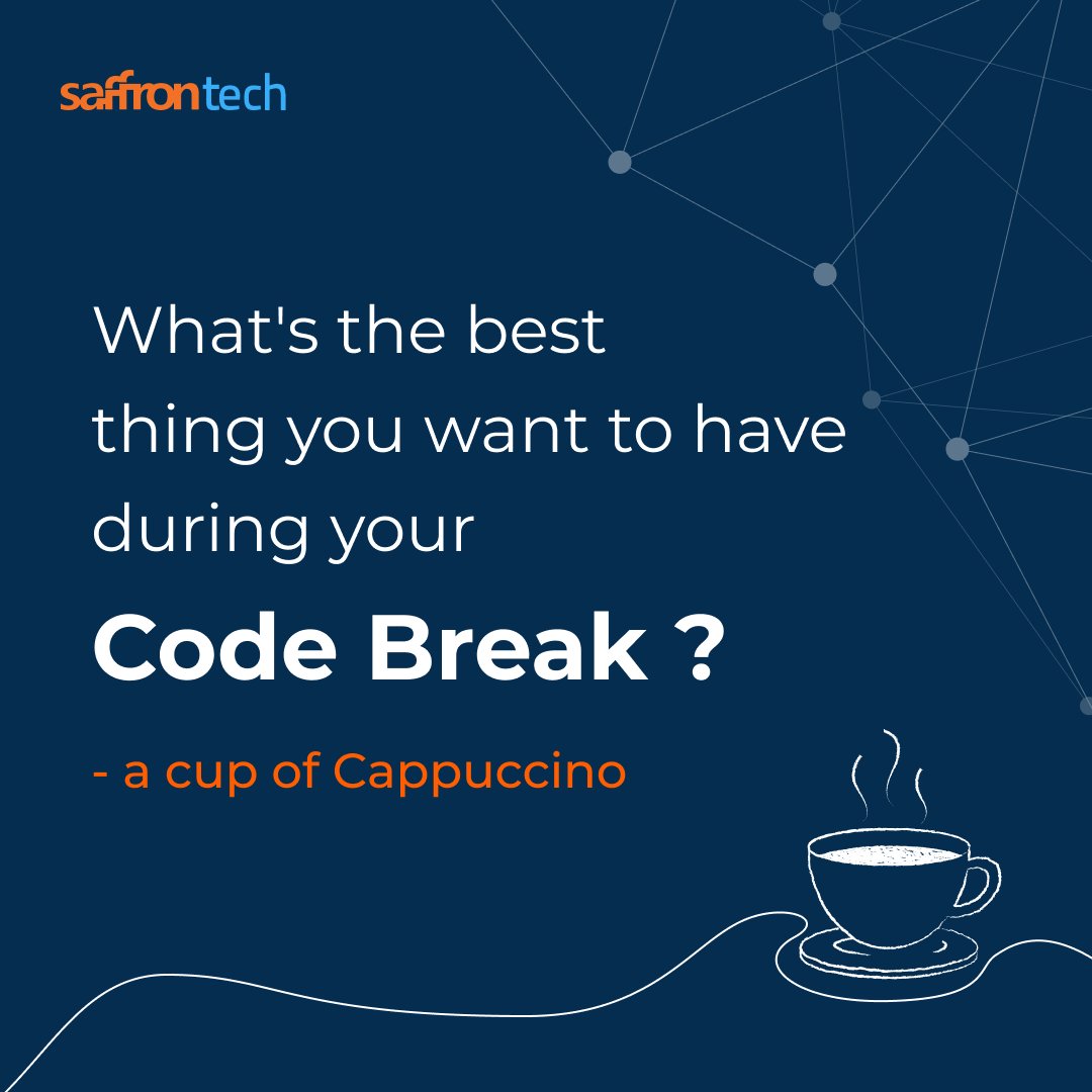 SaffronTech_'s tweet image. Coders love their Java with a side of Java. Nothing like coding with a fresh cup of coffee! Do you agree with us?
.
.
.
.
.
.
#CodeBreak #Cappucino #CodingLife #CoffeeBreak #BreakTime #CoffeeMood #SaffronTech