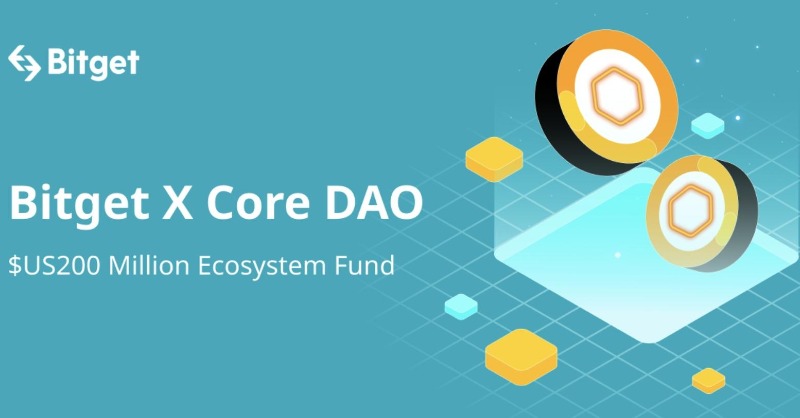 bitget's tweet photo. #Bitget has announced a partnership with @Coredao_Org to establish a $200 million ecosystem fund! 👏

This collaboration aims to provide support to decentralized applications (#DApps) developed on Core Network Layer-1 blockchain. 🦾