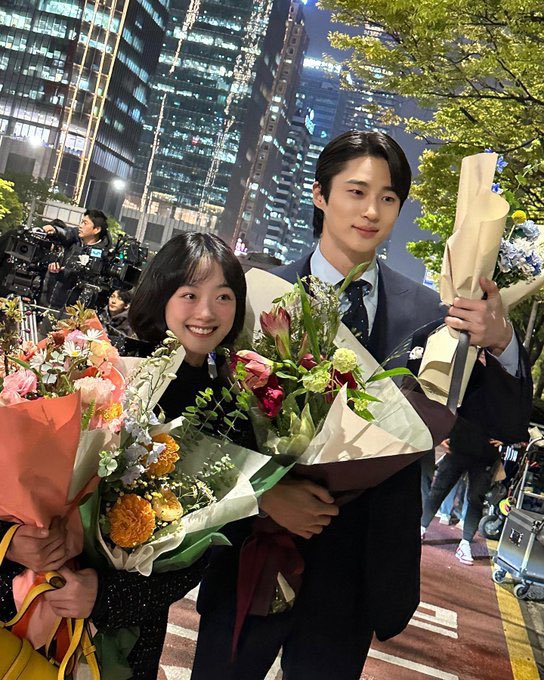 #LeeYoumi and #ByeonWooSeok have wrapped up filming for #StrongGirlNamSoon 🥹🫶🏻