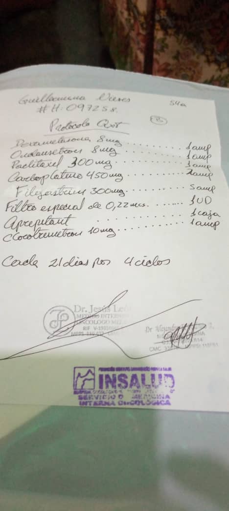 Porfavor necesito de su valiosa colaboración, esto es para mi hermana cualquier aporte es de gran ayuda,  se necesita aplicar quimeoterapias por cáncer de mama y no se cuenta con suficientes recursos #ServicioPublico <a href="/carlaangola/">Carla Angola TV</a> <a href="/TAMARA_SUJU/">Tamara Suju</a> <a href="/ReporteYa/">Reporte Ya</a> <a href="/caraboboreporta/">Carabobo Reporta</a>