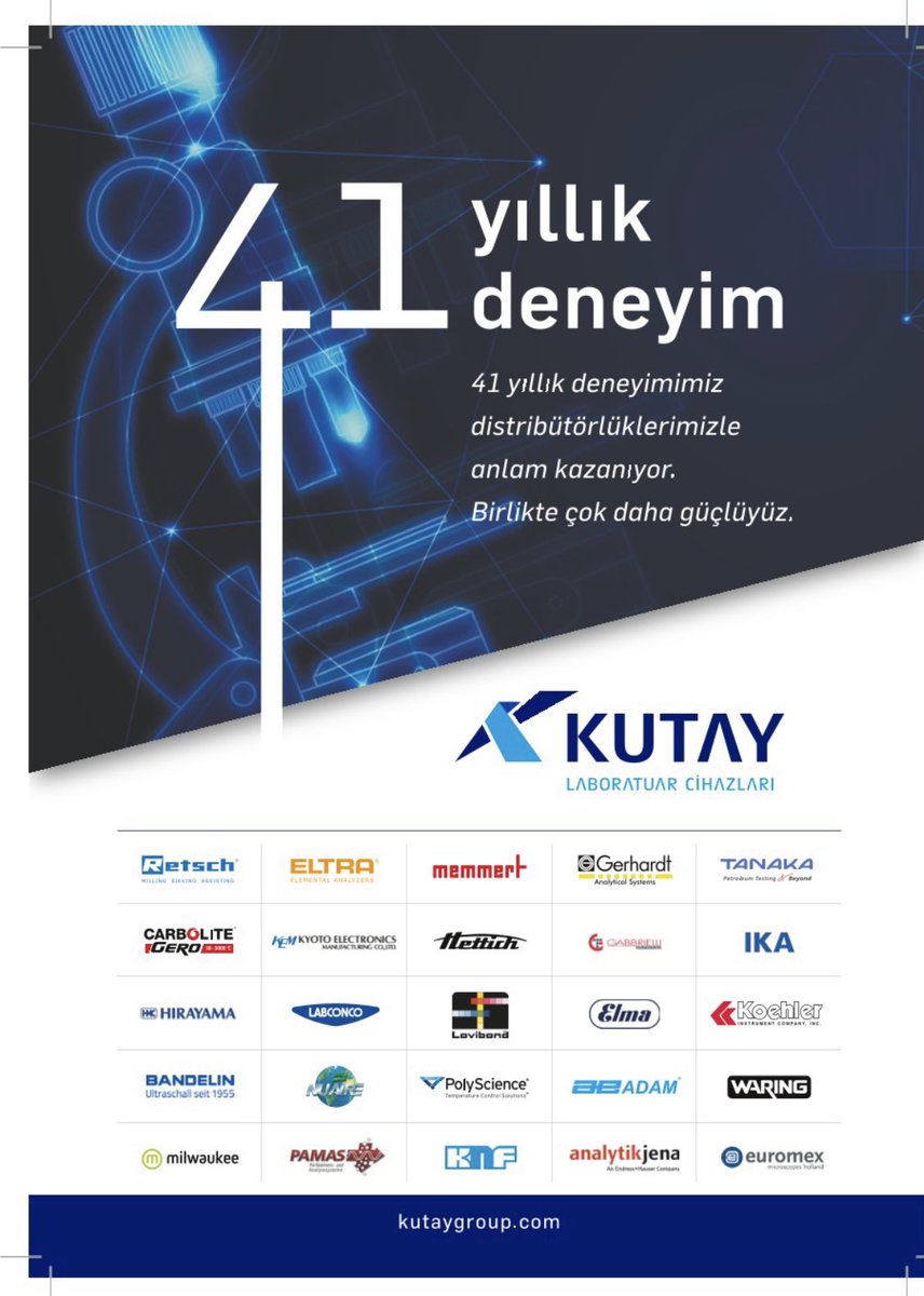 Kutaylab's tweet photo. #kutay #kutaylaboratuar #laboratuvar #teknoloji #cagdaslaboratuvarlaricin #41yil https://t.co/MnokryqhZF