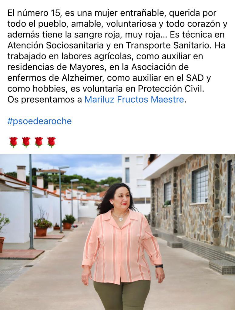 psoe_aroche's tweet photo. 🌹A partir de hoy comenzaremos a dar a conocer nuestra candidatura a través de las redes sociales. Un equipo solvente, que representa a todos los colectivos y edades, conformado por 15 personas, 9 mujeres y 6 hombres. https://t.co/lga2glSK8B