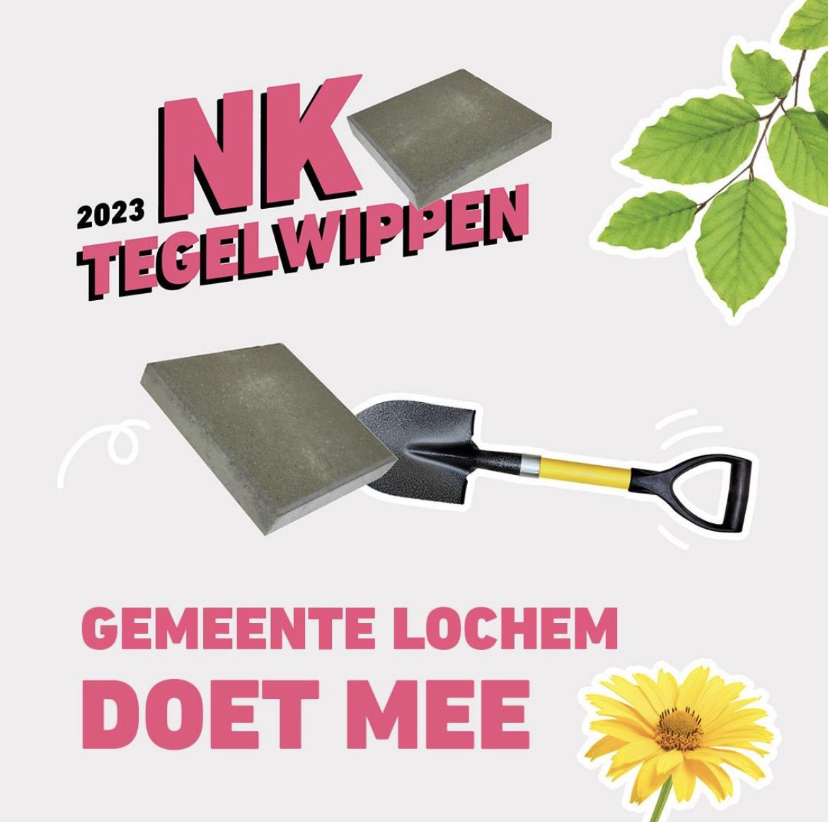 Wij doen weer mee aan het NK Tegelwippen. Helpt u mee? Meld uw tegels aan bij <a href="/tegelwippen/">NK Tegelwippen</a>. Stuurt u een foto van uw tegelwipactie aan nktegelwippen@lochem.nl dan maakt u bovendien kans op een mooie groene prijs! 🍀lochem.nl/laatste-nieuws…