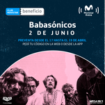 Movistar Argentina (@movistararg) on Twitter photo 🎤¡No dejes pasar esta oportunidad de Club Movistar! 🎵
Ya está disponible la preventa exclusiva de entradas para el show del 2 de junio de Babasónicos en el Movistar Arena.
🎫Pedí tu código en mov.is/babasonicos o desde la App Mi Movistar. 🎤¡No dejes pasar esta oportunidad de Club Movistar! 🎵
Ya está disponible la preventa exclusiva de entradas para el show del 2 de junio de Babasónicos en el Movistar Arena.
🎫Pedí tu código en mov.is/babasonicos o desde la App Mi Movistar.