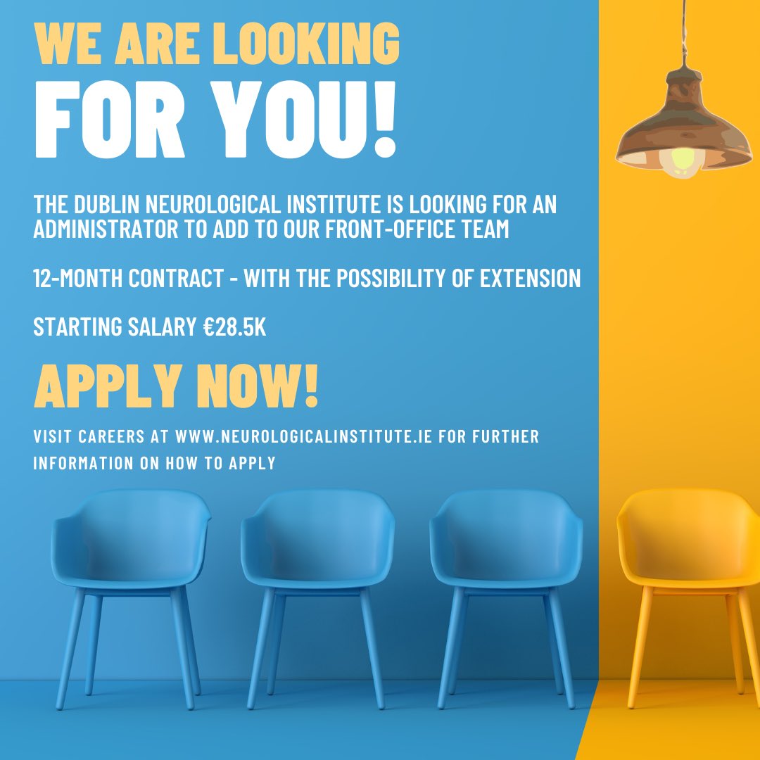 dni_neurology's tweet photo. Job Opportunity 🧠

Closing Date Friday, 28th April 2023 https://t.co/KJMcocWpGZ