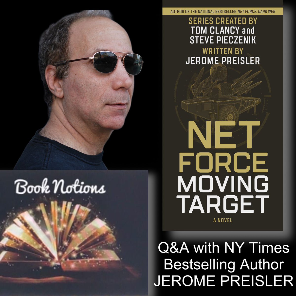 JeromeAuthor's tweet photo. #NEW Author Q&A with the delightful Bianca for her #bookblog #BookNotions to discuss #writing, working with the late #TomClancy & my #newthriller NET FORCE: MOVING TARGET.
https://t.co/vWR020cAPw https://t.co/Sg7RGT7vil