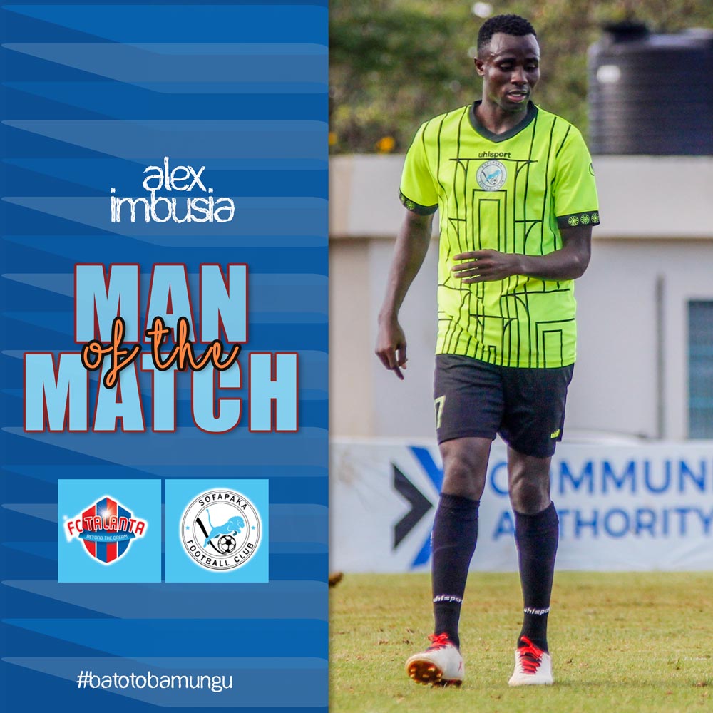 🎖️ MOTM 

Off the bench and scored a crucial goal against the run of play to earn the team a vital point on the road.

For his efforts Alex Imbusia is Batoto Ba Mungu man of the match against FC Talanta

<a href="/OyandoRonny/">Ronny Oyando</a>

#BatotoBaMungu