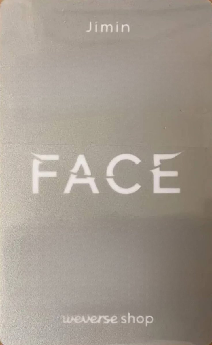 beyondtheakward's tweet photo. Jimin Face second global gift from weverse shop photocard scan https://t.co/hrF3LL0TX9