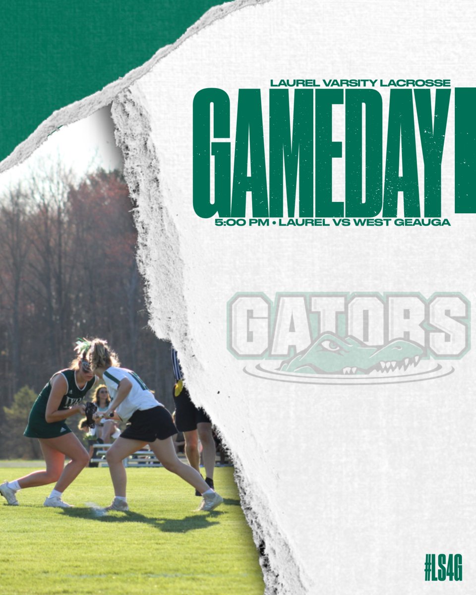 Varsity Lacrosse takes on West Geauga HS at HOME tonight starting at 5PM. Bundle up and come out and support your Gators!