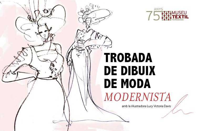 👗🎨Trobada de #dibuix de #moda modernista (6 de maig, de 12:00 a 14:00 h). Per a tots els aficionats a dibuixar i amants de la #moda i el #modernisme! A la parada del Raval de Montserrat durant la #FiraModernistaTrs. Amb la il·lustradora de moda Lucy Victoria Davis