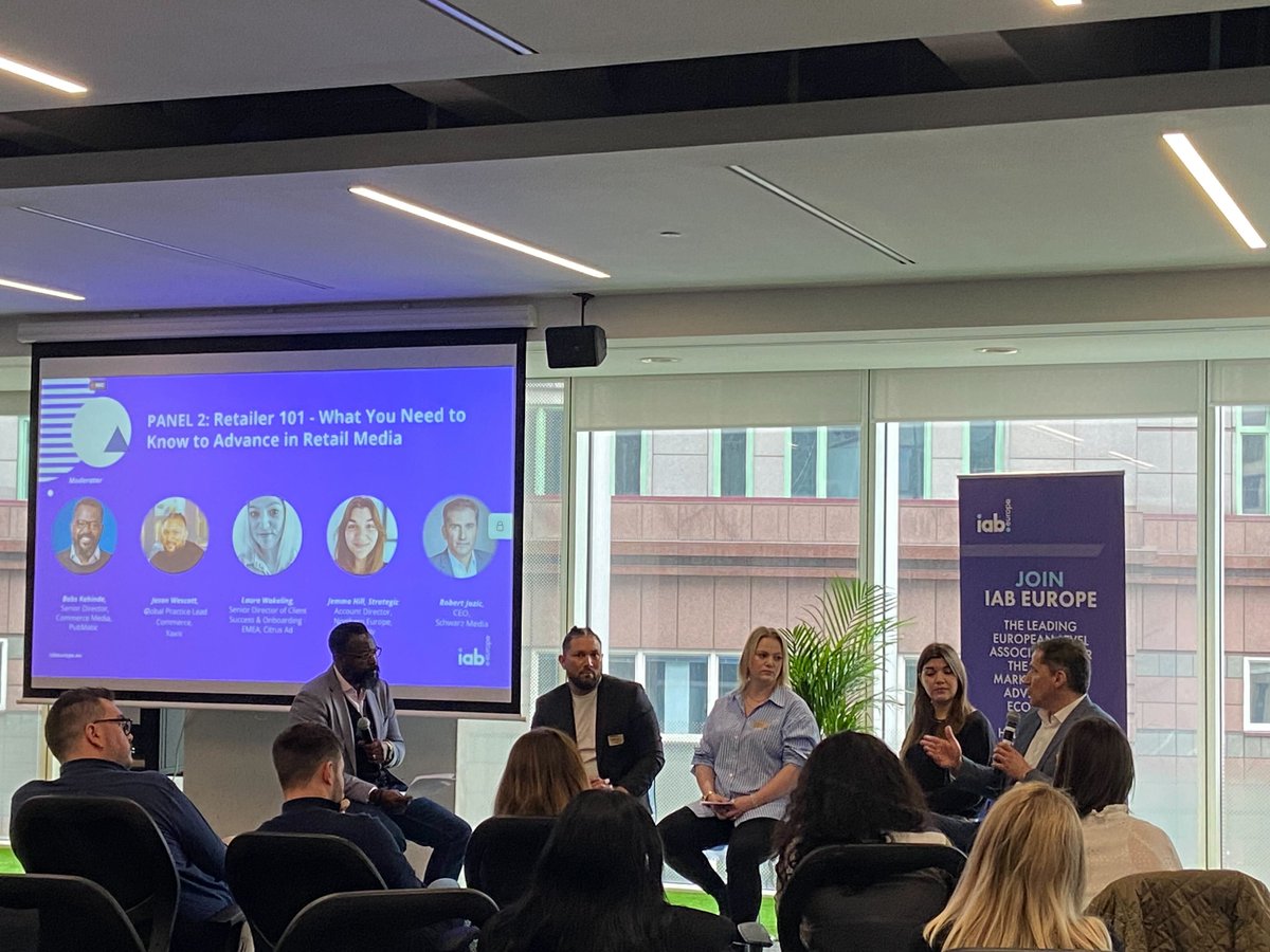 Live from our Retail Media Landscape from <a href="/taboola/">Taboola</a> 's HQ with experts from <a href="/XaxisTweets/">Xaxis (no longer active, follow @GroupMWorldwide)</a> , <a href="/PubMatic/">PubMatic</a> , <a href="/ad_citrus/">CitrusAd</a> , <a href="/Equativ/">Equativ</a>  &amp; ScwartzMedia!

Join the live-stream here: iabeurope.eu/events/the-gre…