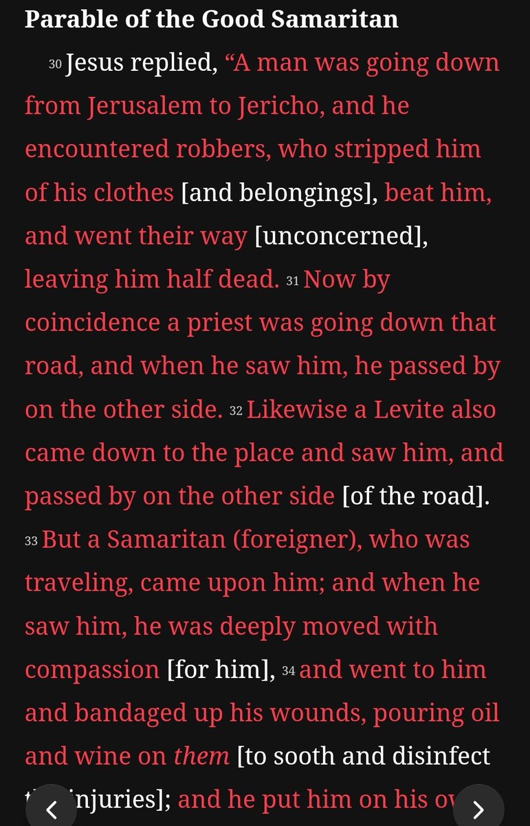 g_bennett25's tweet photo. @TeraWHunter May God smite these disgusting, fake Christians.  They sound like the priest and the Levite in the Parable of the Good Samaritan.  Phony religious people who know nothing about the Love of God. https://t.co/OrY81I7oYe