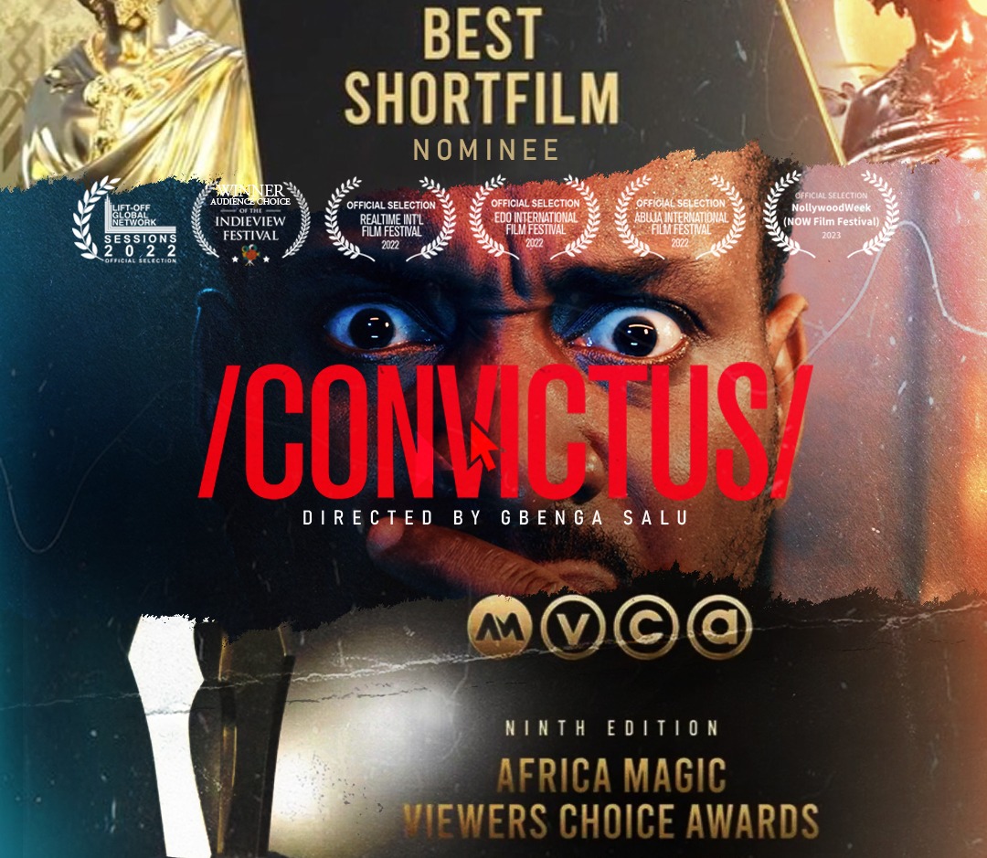 Grateful for my #AMVCA nomination nod. #Amvcanominee #amvca2023 #convictus