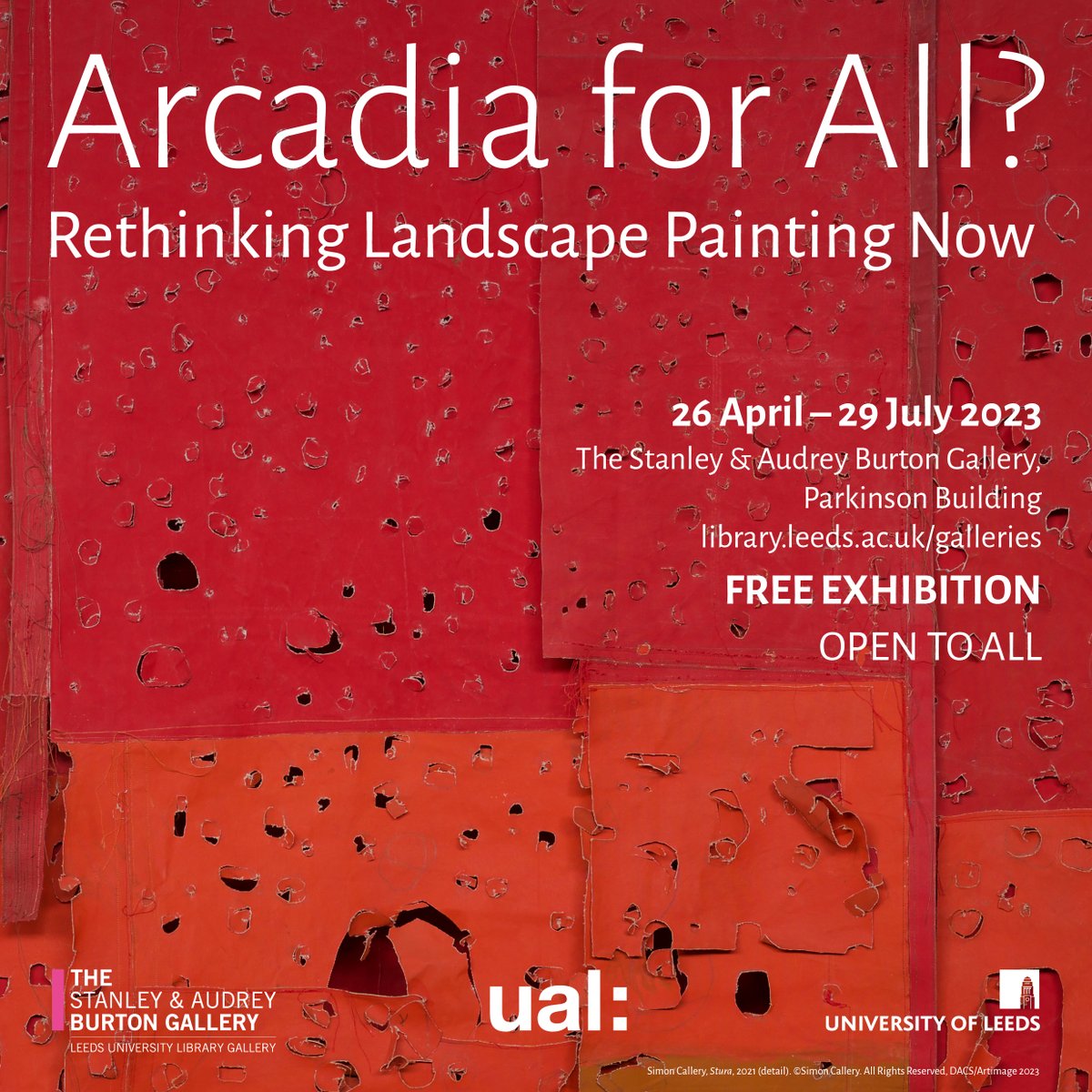 NEXT WEEK! 🌄

Join us for the exclusive launch of Arcadia For All on Tuesday 25 April (6-8pm), and challenge your expectations of modern landscape painting...  

Guest curated by <a href="/JudithTuckerArt/">Judith Tucker</a> 

More info and free tickets here: bit.ly/ArcadiaForAllL…