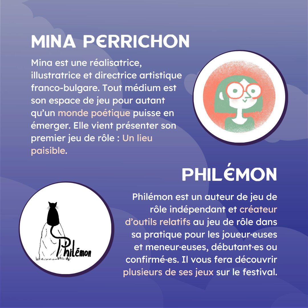 OuestHurlant's tweet photo. PROGRAMMATION | Le jeu de rôle fait son retour à L’Ouest Hurlant ! Rencontrez des auteurices, jouez avec elleux et avec l’association Risques et Périls.
🎲 Toutes les infos sur notre site internet.

@mina_perrichon @Herisson42 @Philemon_Margie @Romaric_Briand @Axolotljdr https://t.co/tnUVMUpDGB