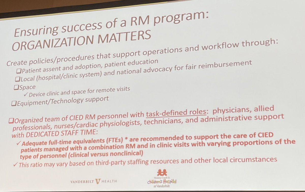 Success of #RemoteMonitoring of patients (!) with implantable devices relies on specified roles in the organization. Without #AlliedProfessionals on the team #HF Clinic has lower success rate
@aartisdalal  #EHRA2023