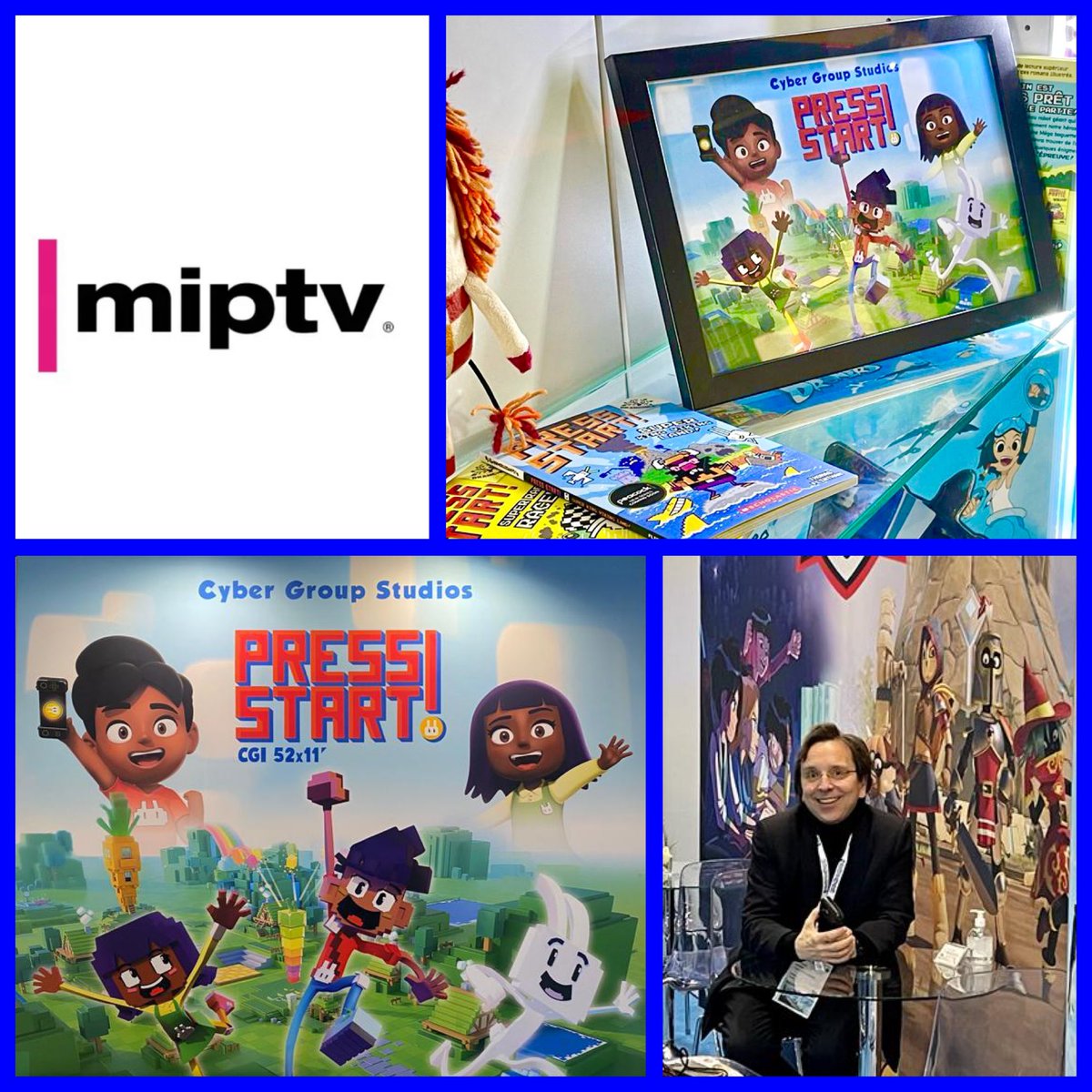 #MIPTV Day 2 🌟 our Chairman and CEO, Dominique Bourse is in Cannes with the rest of the dream team. See you all really soon booth 📍R7D22📍to learn more about our projects in developement and new series #Cannes #kidsprograms #content @mip #animatedcontent #development