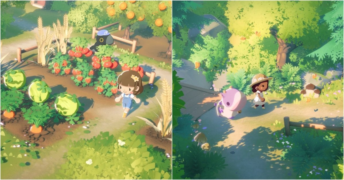 pizzachuwu's tweet photo. omgg i'm so so soooo excited to play this game!! it has the best part of animal crossing and stardew valley put together, it's like the ultimate cozy game!!! https://t.co/gfudYxv1jY