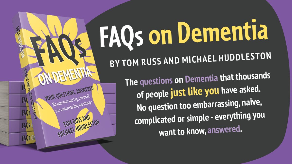 We are pleased to announce a new book 'FAQs on dementia' written by our director Tom Russ and Michael Huddletson from Alzheimer Scotland sheldonpress.co.uk/titles/tom-rus…