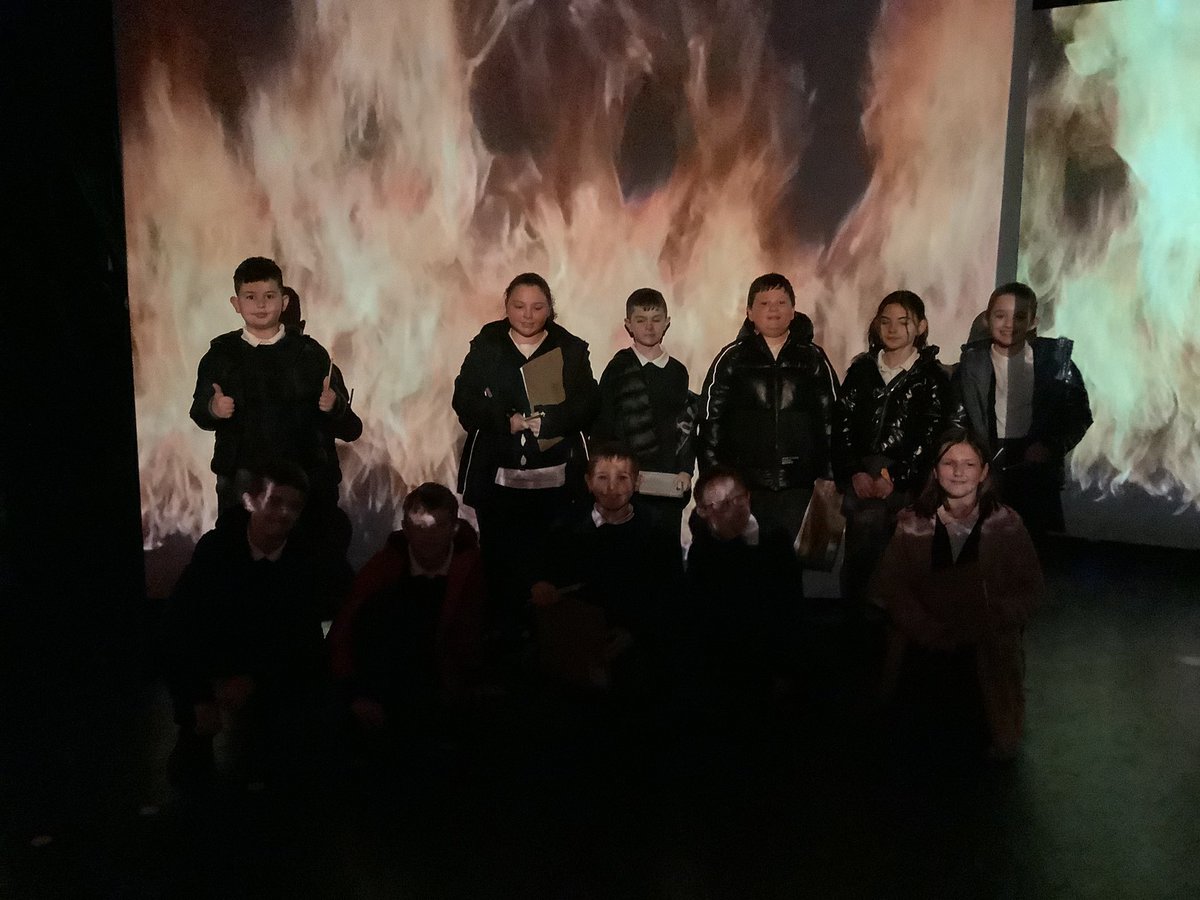 StHelensYear5's tweet photo. Exploring the fire pavilion - look at the fire tornado! 🔥@ScienceatStH1 @STHAssistantHT @PrincipalSTH https://t.co/A8oChKHHQ5
