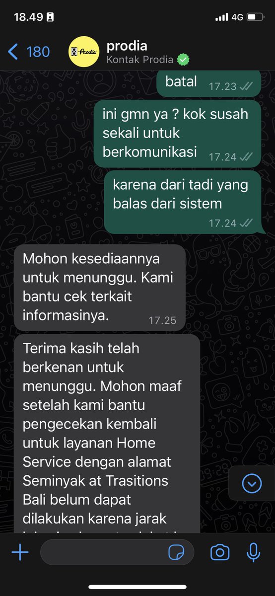mrizkiannanda's tweet photo. cape ngurusin prodia aja dalam beberapa jam 🤣 ngomong sama pesan otomatis https://t.co/gg1sPDLaM8