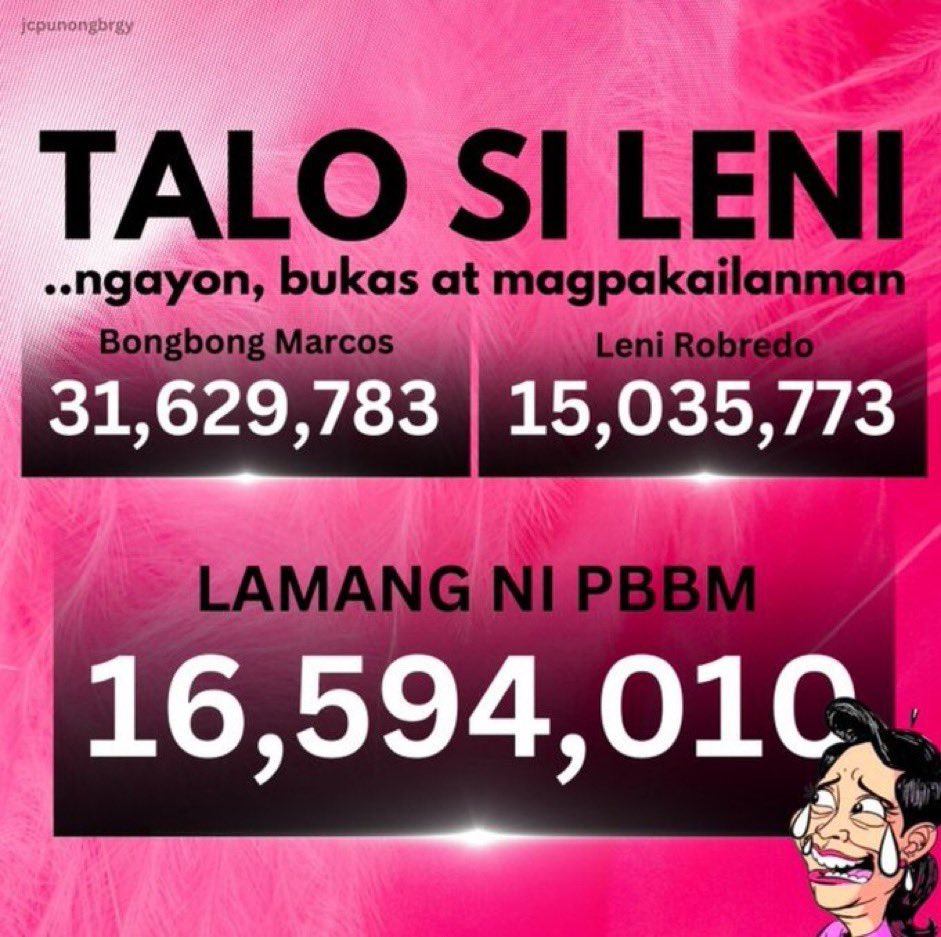 Amir_Alexander2's tweet photo. @Albertus2Magnus @miamihart Ngawa ng ngawa mga kakampinks https://t.co/NDNZ0rAtPh
