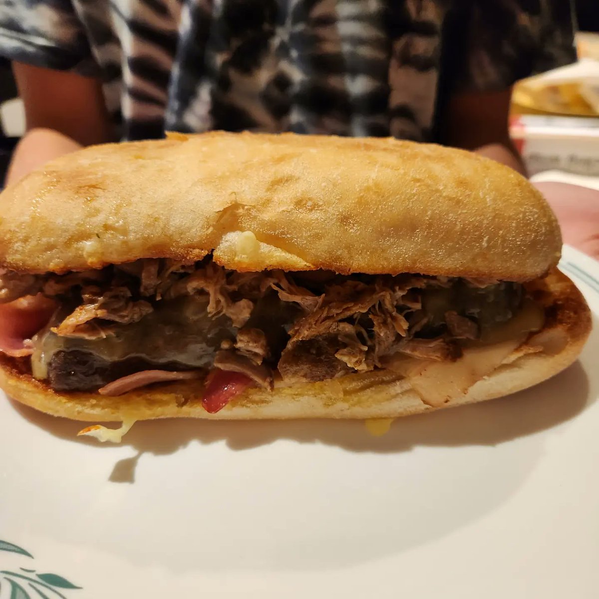 T1NK____'s tweet photo. Fair to say the boys loved their dinner. 💪

Home-made cheesy garlic bread, bacon, sausage, more cheese, pulled pork &amp; Stubbs BBQ sauce 😋 👌 

#TheBigPapa #LeftOverCreations
#ThingsDoneRight https://t.co/jKrwdXbX5N