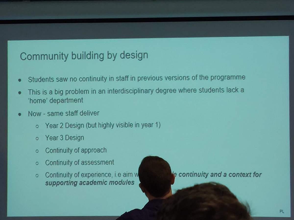 Great session at the <a href="/sheffielduni/">The University of Sheffield</a> Education conference from the Aero Eng team on how they build student/staff communities through design teaching. #educonf23