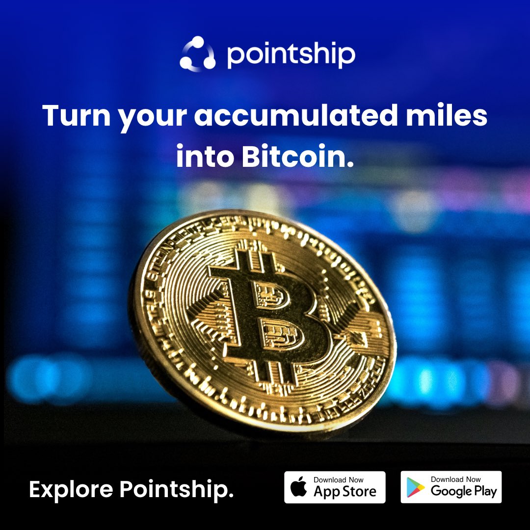 List your accumulated mileage program miles on Pointship, complete the flight orders you receive, and withdraw your earnings in USD Tether (USDT). Turn your miles into Bitcoin! 

#USDT #usdtether #tether #crypto #cryptocurrency #miles #bitcoins