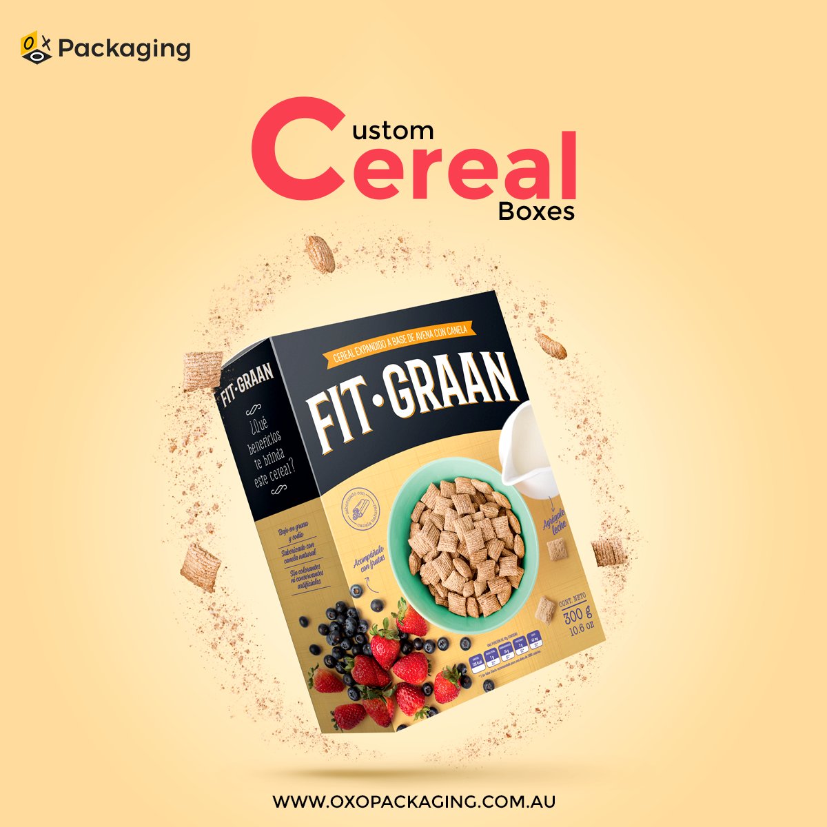 oxopackagingau's tweet image. From design to delivery, we'll work with you every step of the way to create custom cereal packaging boxes that meet your specific needs.
.
.
#OXOAUS #PackagingPartner #PackagingSolutions #foodpackaging #OXOPackagingAustralia #CerealPackaging #cerealboxes #SustainablePackaging