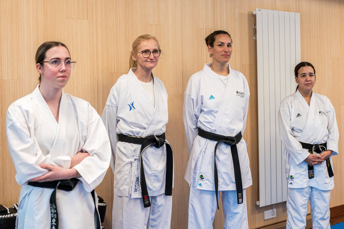 ffkarate's tweet photo. Les équipes de @Fight4Dignity_  étaient présentes ce week-end au siège de la FFK pour leur stage annuel. Une trentaine de participantes ont pu échanger et apprendre sur le thème des violences faites aux femmes.

C’est toujours un plaisir de pouvoir vous accueillir dans nos locaux 👊🥋

Pour en savoir plus ➡ https://t.co/DP627mGdoC